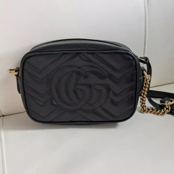 Gucci Black Leather Crossbody Bag - Picture 3 of 6